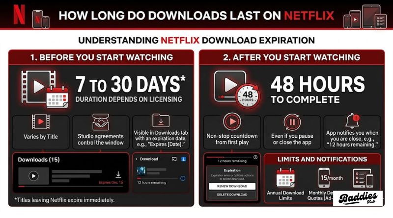 How Long Do Downloads Last on Netflix